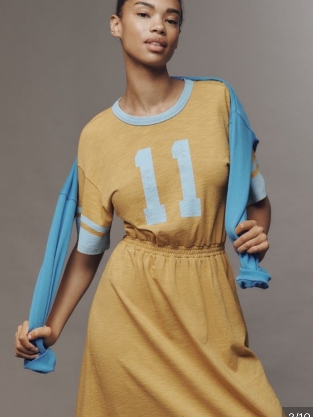 NWT Anthropologie Sundry Rugby Midi Dress 🌸 Size XL - Picture 3 of 9